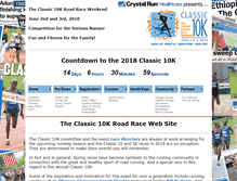 Tablet Screenshot of classic10k.com